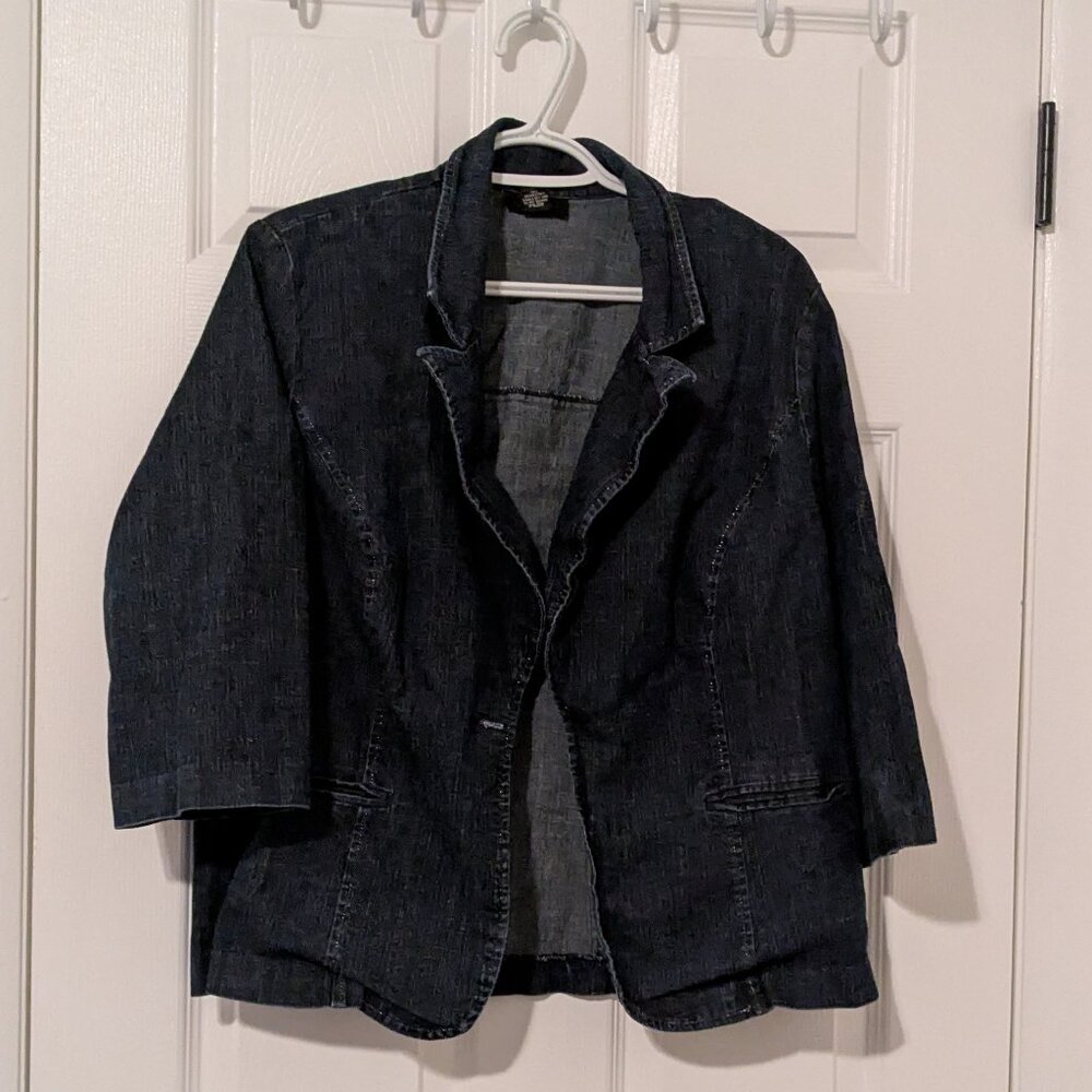 Courtenay denim jacket size 18W